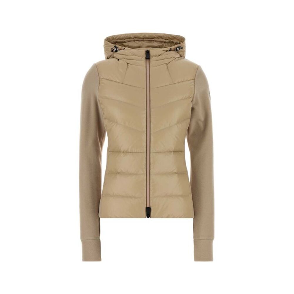 Moncler Grenoble Women Beige Pile Cardigan